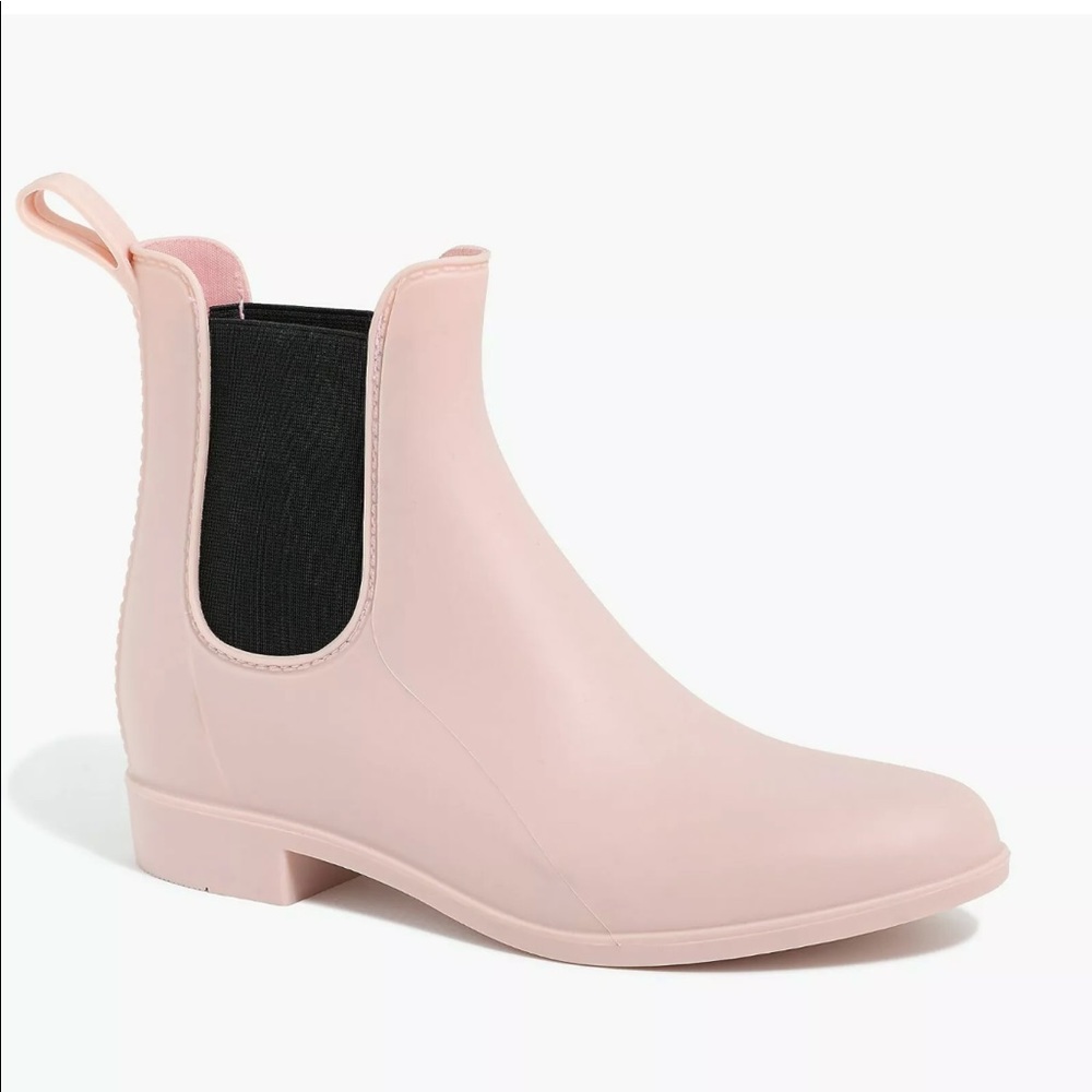 J.Crew Factory Pink Chelsey Rain Boots